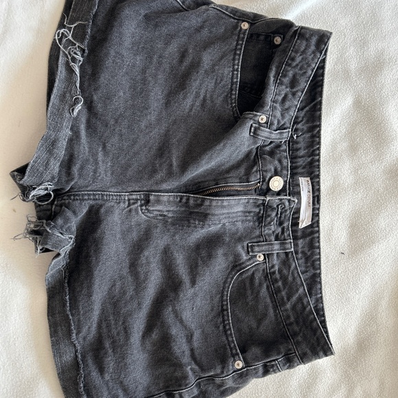 Black Jean shorts mom fit - Picture 1 of 3
